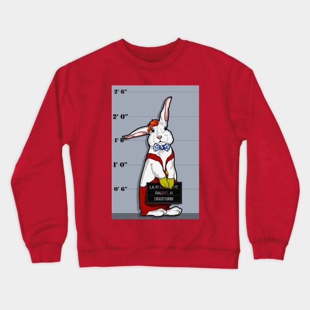 This Bunny was framed! Crewneck Sweatshirt by annadrewthat